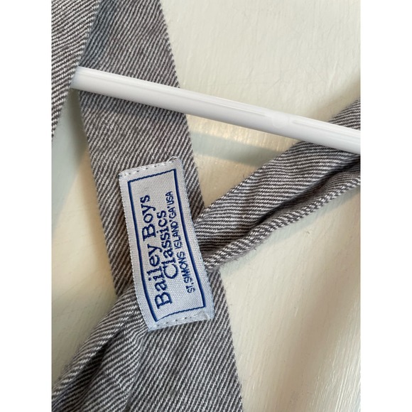 Bailey Boys Classics gray flannel shorts removeable suspenders. Size 12mo. - Picture 3 of 4